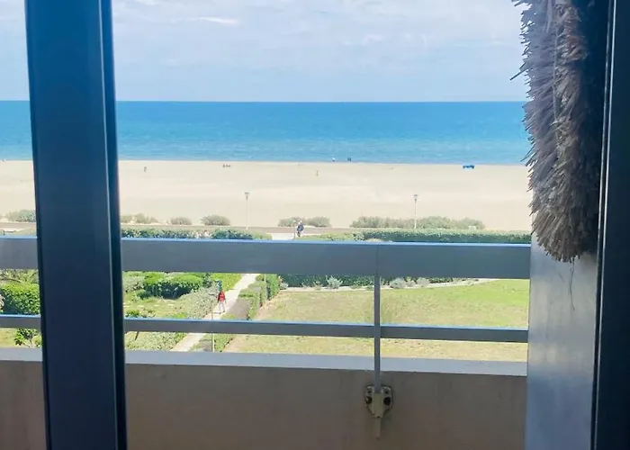 Daire Studio Climatise Face A La Mer, Terrasse Et Parking *